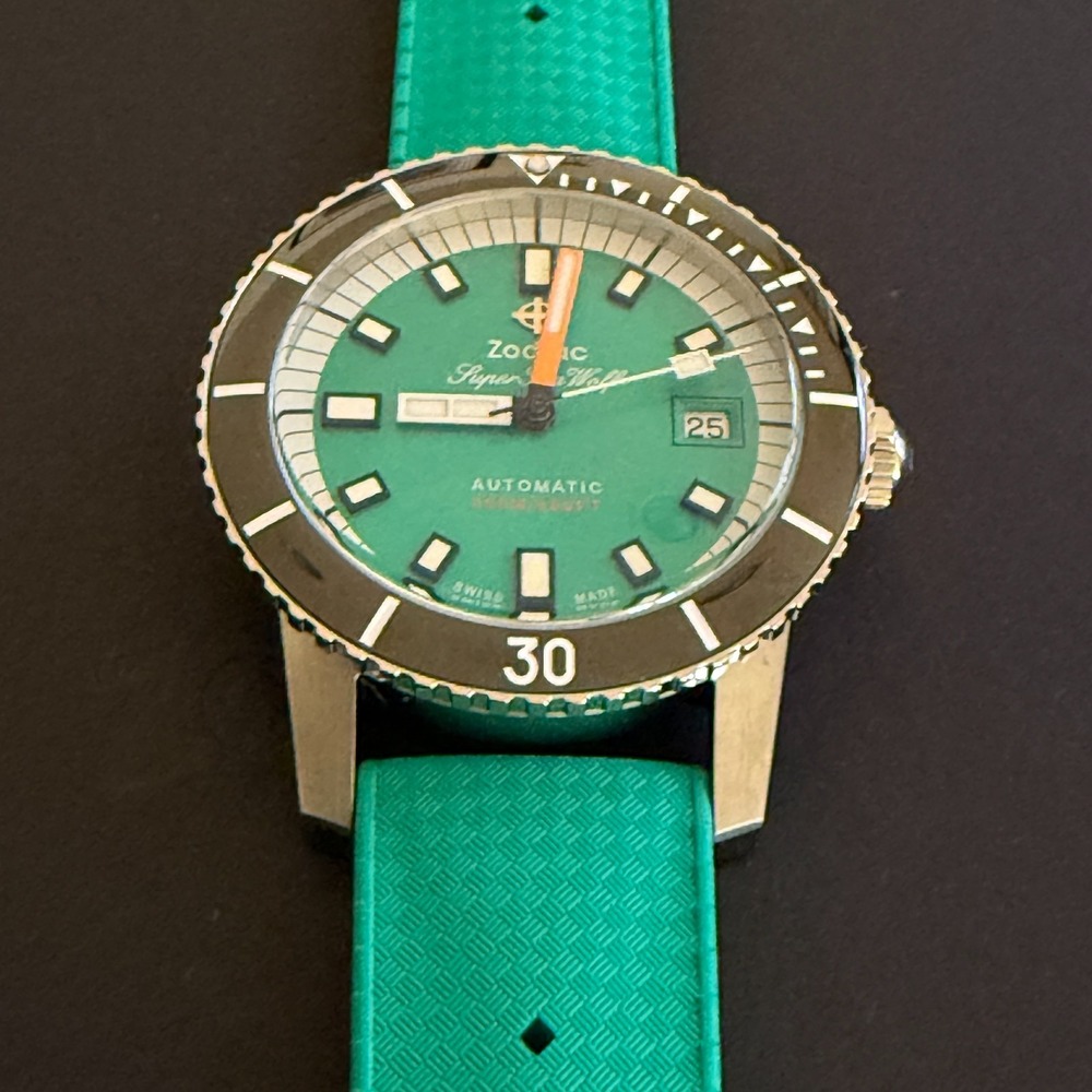 Zodiac ZO9305 Super Sea Wolf Automatic Compression Dive Watch, NWT, Box - Picture 8 of 16
